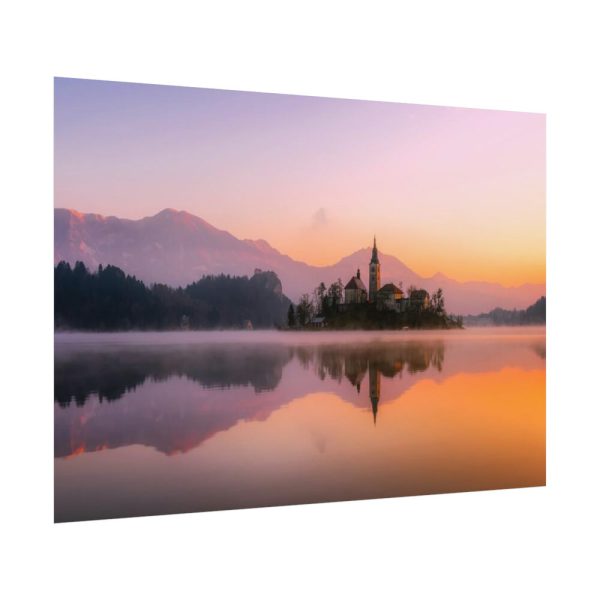 92408-684.jpg Bled in Slovenia, Church on the Island Poster