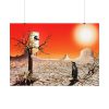 92408-698.jpg Penguin in Desert Poster