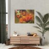 92408-73.jpg Butterfly on Orange Flower Poster