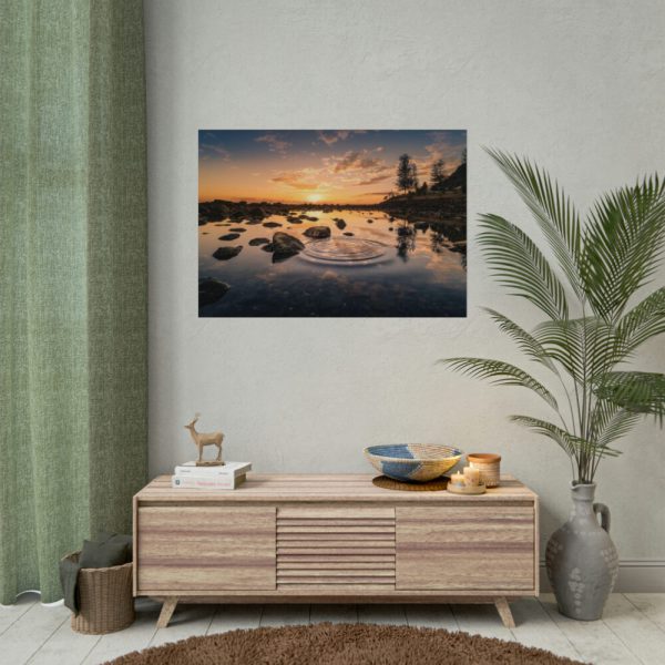 92408-750.jpg Water Reflection in the Forest Poster