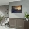 92408-776.jpg Dawn and Winter in the Forest Poster