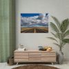 92408-795.jpg Huge Cumulus Clouds Over the Round Valley near Springerville Poster