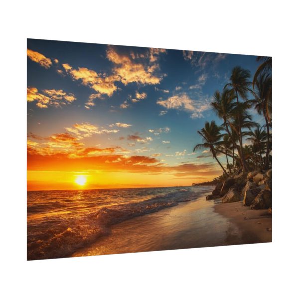 92408-819.jpg Sunrise Over the Beach Punta Cana Poster