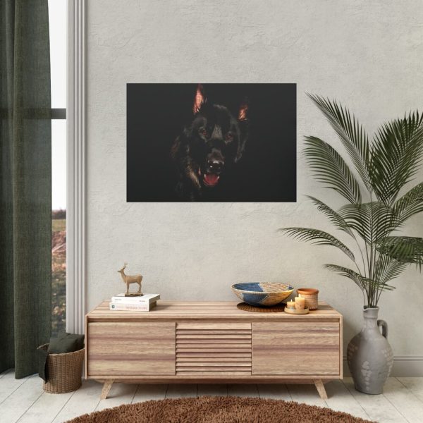 92408-85.jpg Head of a German Shepherd Poster