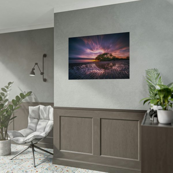 92408-856.jpg Waves Reflection and Sunrise Poster