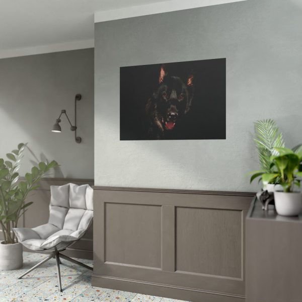 92408-86.jpg Head of a German Shepherd Poster
