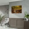 Waterfall Autumn Poster