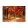 Red Season in the Woods Poster