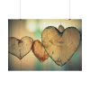 92408-938.jpg Wooden Hearts Poster