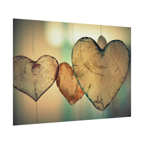 92408-939.jpg Wooden Hearts Poster