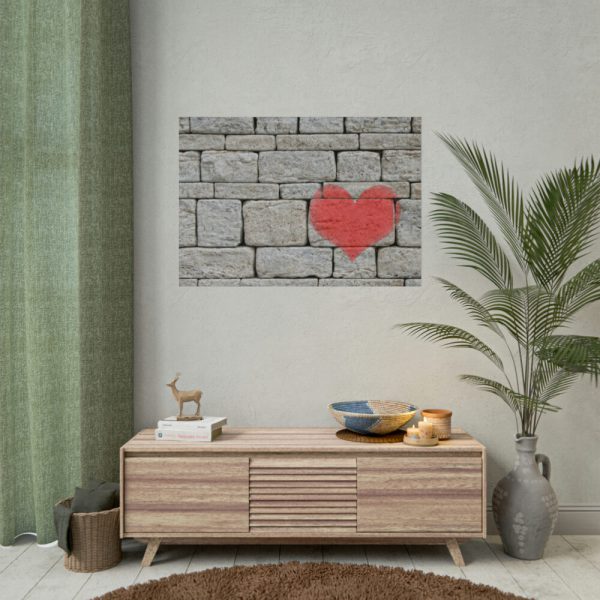 92408-965.jpg Heart on the Wall Poster