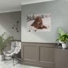92408-98.jpg Dog Lying on Snow Poster