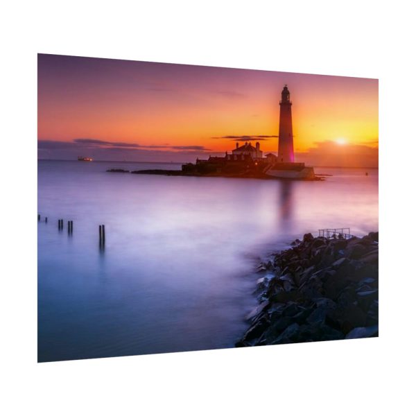 Lighthouse in the Dusk Poster