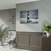 Lighthouse With Black Sky Poster
