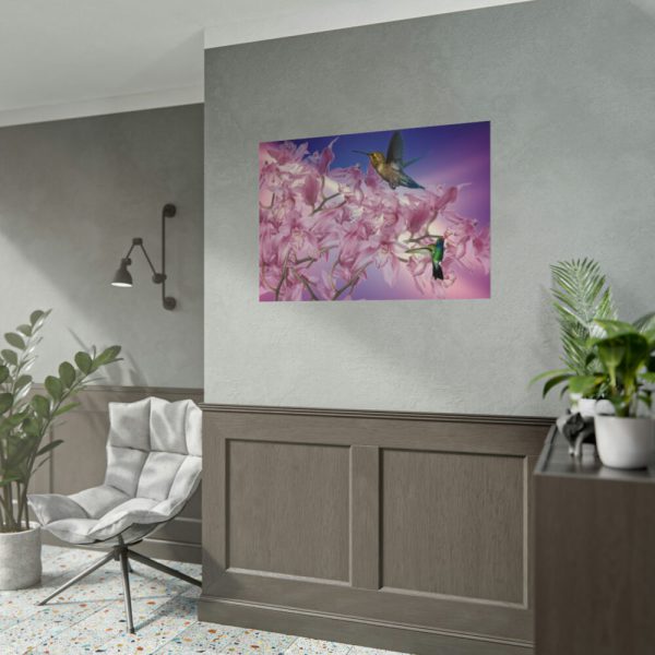 Pink Orchid Poster