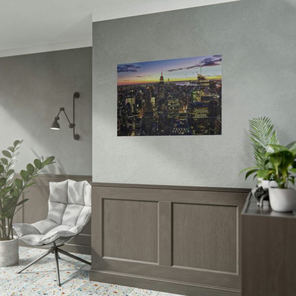 City Building in the Evening Poster