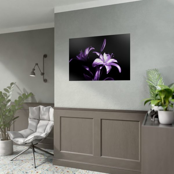 Purple Lily Poster