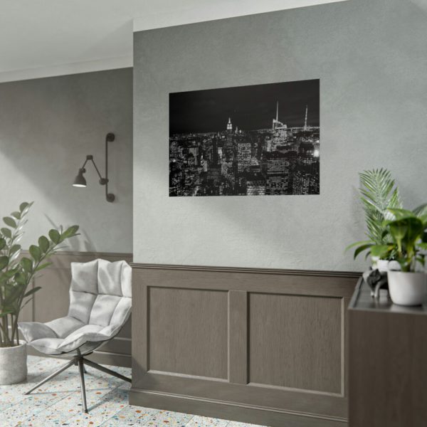 Black and White urban City Poster