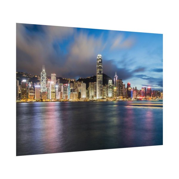 Skyline in Hong Kong Poster