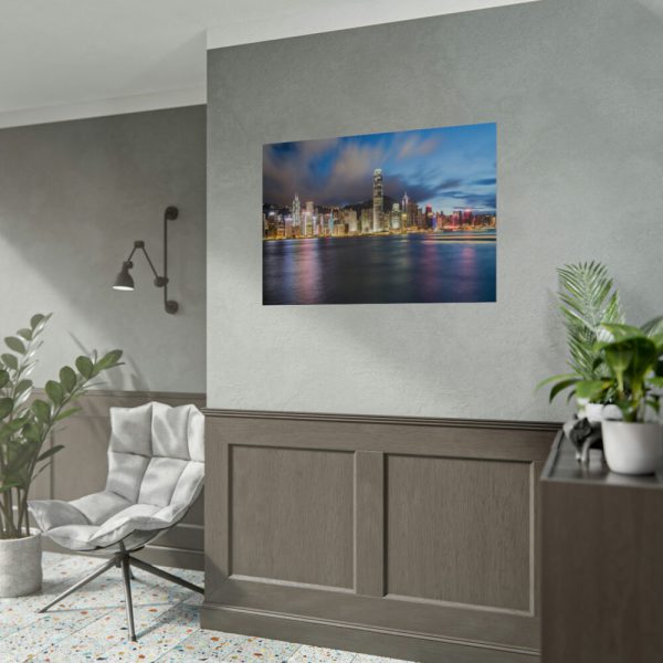 Skyline in Hong Kong Poster