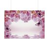 Orchid Background Flowers Poster