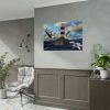 Lighthouse and Seagulls Poster