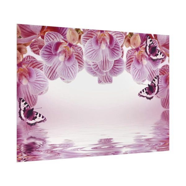 Orchid Background Flowers Poster