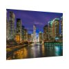 92409-1144.jpg Chicago Illinois River Water Reflections Poster
