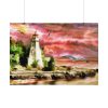 92409-1173.jpg Lighthouse Art by Santiago Lopez Ballesteros Poster
