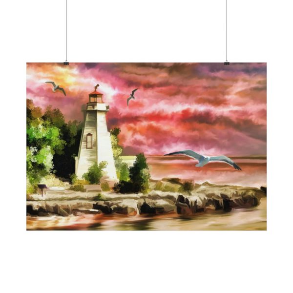 92409-1173.jpg Lighthouse Art by Santiago Lopez Ballesteros Poster