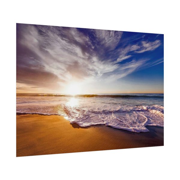 92409-1194.jpg Sunset and Ocean in California Poster