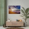92409-1195.jpg Sunset and Ocean in California Poster