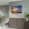 92409-1196.jpg Sunset and Ocean in California Poster