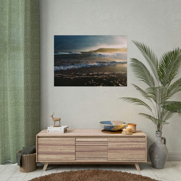 Sunlight on the Ocean Poster