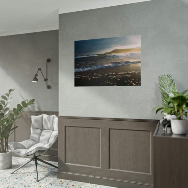 Sunlight on the Ocean Poster