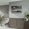 Black and White Barn Poster