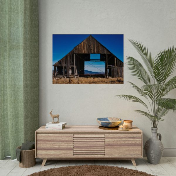 92409-1235.jpg Barn Old Weathered Wooden Poster