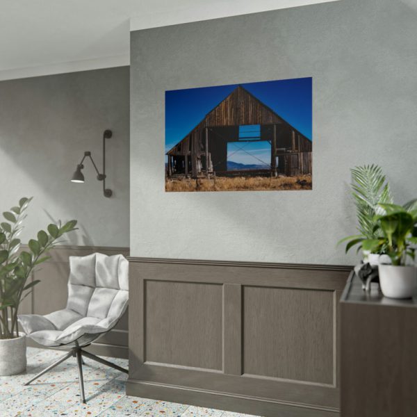 92409-1236.jpg Barn Old Weathered Wooden Poster