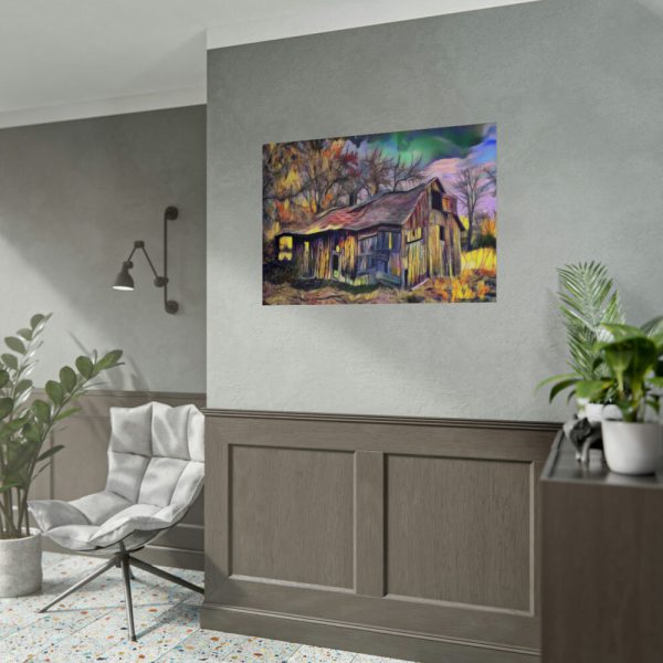 92409-1266.jpg Shed Shack House Woden Poster