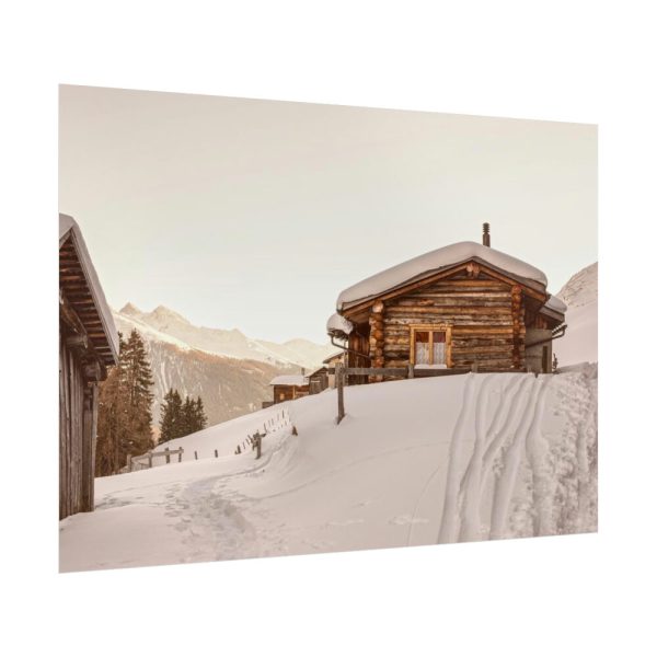 92409-1269.jpg Cabin in the Winter Poster