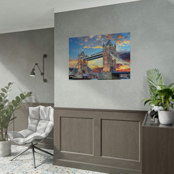 92409-1276.jpg Bridge Thames River Historic Landmark Poster