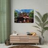 92409-1295.jpg House Shack Hut Cabin Poster