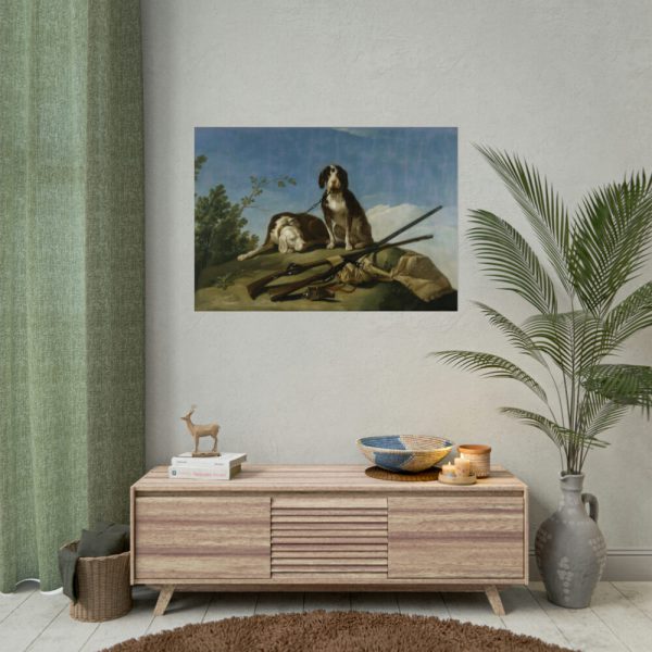 Hunting Dogs by Francisco Goya Poster
