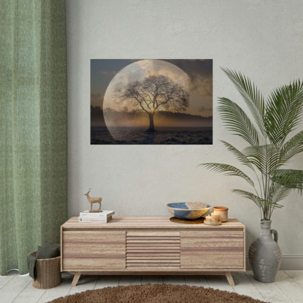 Moon Tree Atmosphere Poster