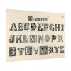 92409-1369.jpg Draughtsman's Alphabets by Hermann Esser Poster