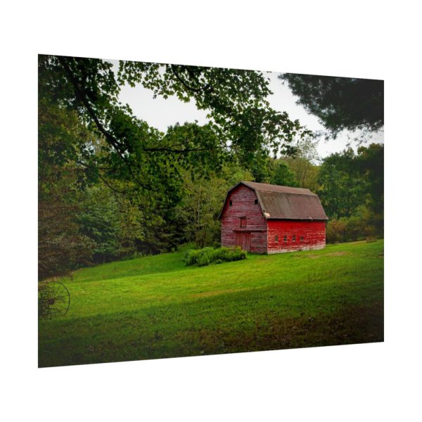 Red Rustic Barn Poster