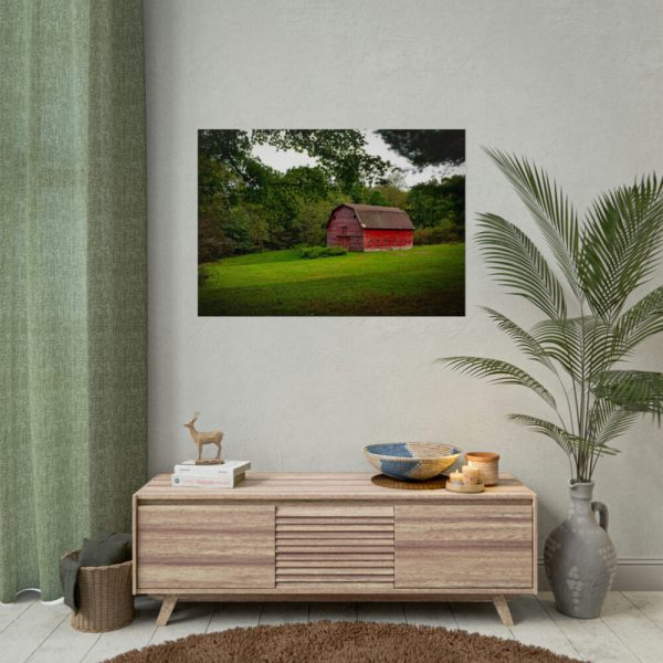 Red Rustic Barn Poster