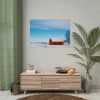92409-1405.jpg Red Barn in the Winter Poster