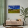 Farmland Hut Cabin Stable Poster