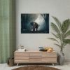 92409-235.jpg Elephant in Nature Poster